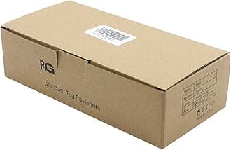 PAG 0.5 inch Standard Tagging Gun Fasteners Tag Barbs Attachments Price Tag Gun Refill for Clothing, 5000pcs, Transparent