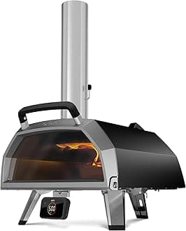 Karu 2 Pro Multi-Fuel Portable Pizza Oven - Outdoor Wood Fired Pizza Maker with Stone & Thermometer - 16 Inch Oven for Backyard Cooking (Karu 2 Pro)