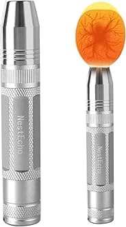 LED Light Egg Candler Tester - All Egg Type - Silver