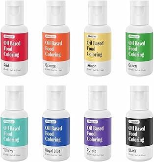 Oil Based Food Coloring, 20ml Chocolate Professional Oil Food Coloring for Easter Cake Decorating, Baking, Candy Melts, Frosting, Easter Eggs