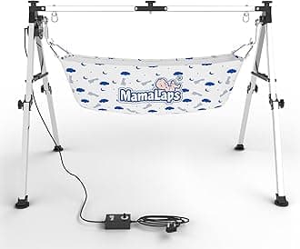 MamaLaps Pro Automatic Baby Cradle | Automatic Baby Swing | Palna Zula for Newborn | Crib | Cots (Heavy - 9 Kg Cradle Weight)
