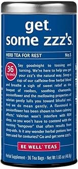 Get Some Zzz’s – No. 5 Herb Tea for Rest, No Caffeine, 36 Tea Bags