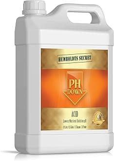 Humboldts Secret pH Down for Plants | Liquid pH Adjuster and Balancer for Soil Coco Hydroponics | Concentrated Phosphoric Acid Solution Supporting Nutrient Uptake and Strong Growth | 1 Gallon
