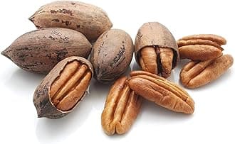 Raw Pecans in Shell, Natural Whole, Unsalted, Protein Keto Snacks, GMO Free, Gluten Free, Vegan, Essential Vitamins & Minerals, Nutrient Rich Healthy Food (1 KG)