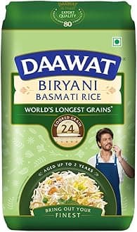 - Biryani Basmati Rice| World S Longest Rice Grain Expands 24Mm* | Tasty, Non-Sticky & Rich Aroma |Naturally Aged|1 Kg..