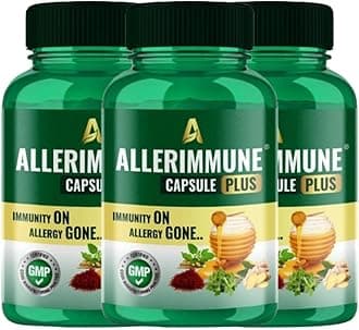 Ayurvedic Capsule Plus with Ashwagandha, Mulethi & Honey | Immunity Booster and Anti - Inflammatory Capsule | 100% Natural And Ayurvedic Capsules | 60 Capsules Each | Pack of 3