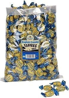 Walkers Nonsuch Milk, Brazil Nut, Liqurice, Eclairs Etc Toffees and Chocolate Eclairs 1KG Bags For All Occassions - Sold BY Kidzbuzz (English Creamy)