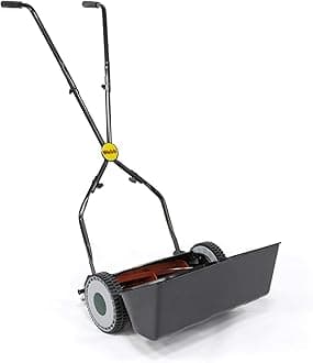 WEH30 Sidewheel Manual Hand Push Cylinder Lawnmower with 4 Cutting Heights, 30cm Cutting Width and 17L Collection Box - Voted Best Buy Budget Mower by BBC Gardener’s World - 3 Year Guarantee