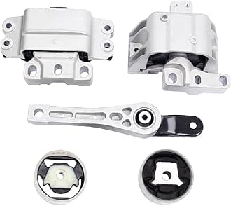 Engine Motor and Transmission Mount Compatible with Jetta 2014-2018 1.8L1.4L L4 & Passat 2014-2017 1.8L L4 & Beetle 2018-2019 2.0L Turbocharged 5-Piece Set /A6929 A4928 A4925 A6962 A6966