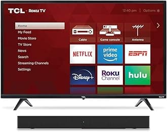 TCL 32" TV & Alto 3 Sound Bar