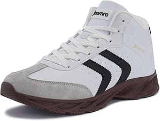 Joomra Men's Stylish Sneakers High Top Athletic-Inspired Shoes