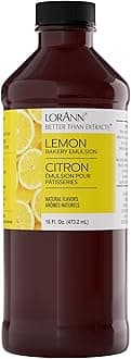 Lemon Bakery Emulsion: Perfect for Amplifying Citrus Tones in Cakes, Cookies & Desserts, Gluten-Free, Keto-Friendly, Lemon Extract Alternative Essential