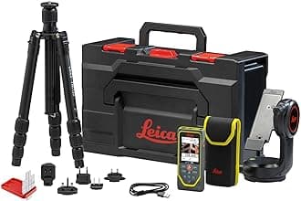 Geosystems DISTO X6 Point to Point Package New, 800ft Laser Distance Measure with Bluetooth, 4X Zoom Camera, case, Tripod, DST360X Adapter