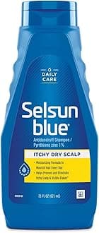 Selsun Blue Itchy Dry Scalp Anti-Dandruff Shampoo, Extra-Hydrating Formula, Pyrithione Zinc 1%, 21 Oz
