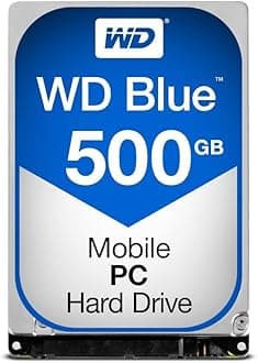 Western Digital 500GB WD Blue Mobile Hard Drive HDD - 5400 RPM, SATA 6 Gb/s, 16 MB Cache, 2.5" - WD5000LPCX