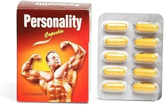 Dharmani | Personality Capsule | Herbal Vitality & Stress Relief Supplement | Enhances Focus & Memory | 60 Capsules | Natural Formula