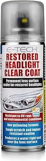 E-TECH Restored Headlight Clear Coat - 200ml