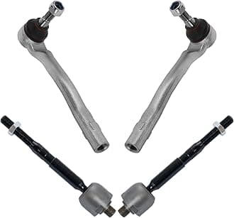 TRQ Front Tie Rod Set Compatible with 2007-2009 Mercedes-Benz GL320 2010-2012 GL350 2007-2012 GL450 2008-2012 GL550 ML320 2006-2011 ML350 2010-2011 ML450 2006-2007 ML500 2008-2011 ML550