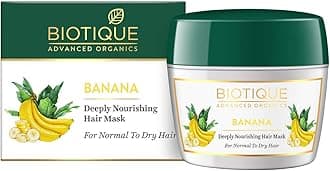 Banana Deeply Nourishing Hair Mask| Enriched with Natural Banana Extracts | Helps Strengthen, Hydrate & Smooth Normal to Dry Hair | Reduces Frizz, Breakage & Dryness | 175g (Pack of 1)