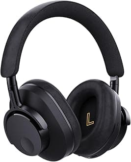 Cambridge Audio Melomania P100 Headphones - Bluetooth, Active Noise Cancelling with Hi-Fi Sound, 100 Hour Playback with User Replaceable Battery, Gaming Mode and Carry Case - Black