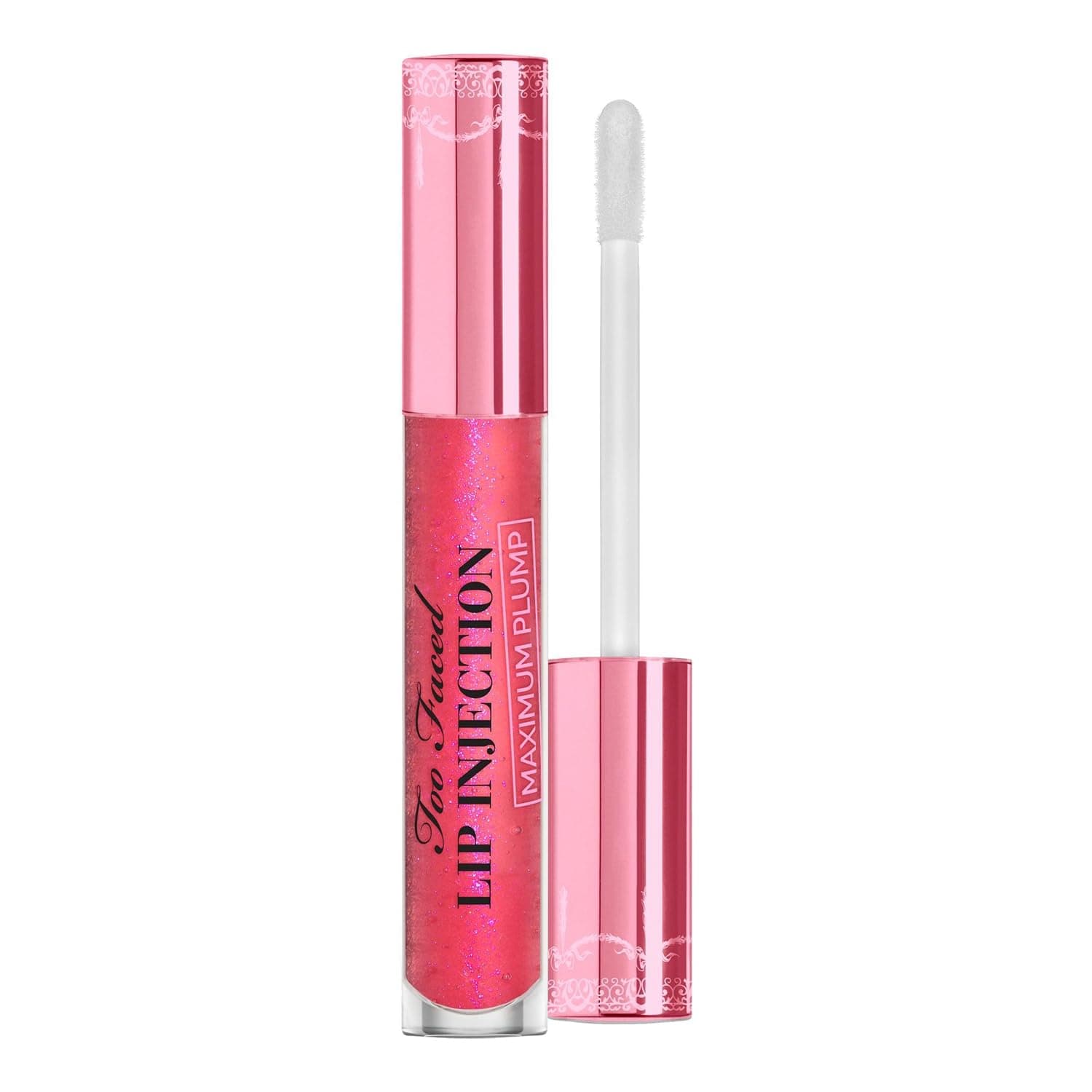 Too Faced Lip Injection Maximum Plump Extra Strength Lip Plumper Gloss | Hydrating + Plumping, 0.14 Fl Oz, Yummy Bear