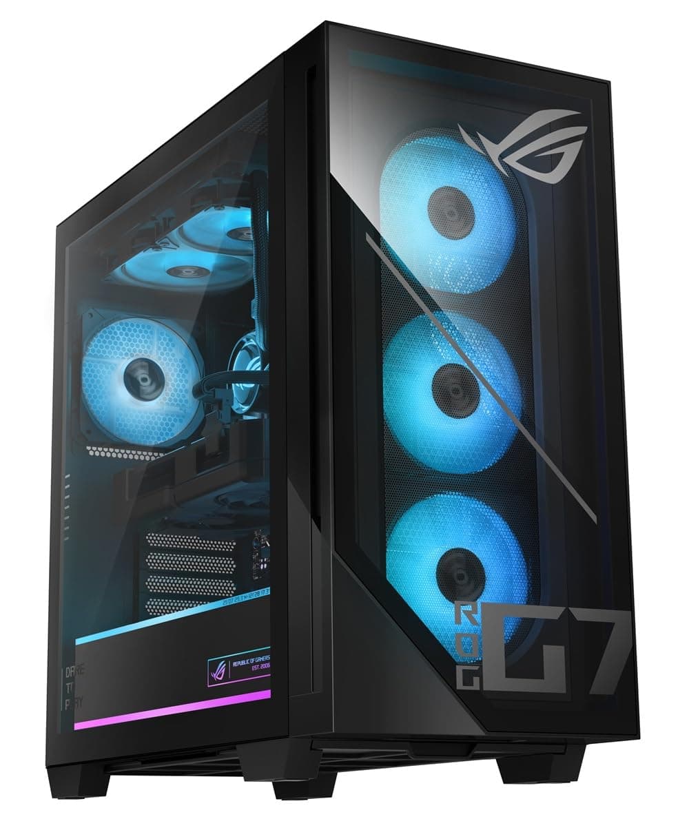 ASUS ROG G700 (2025) Gaming Desktop PC, Intel® Core™ Ultra 7 265F Processor, NVIDIA® GeForce RTX™ 5070Ti, 1TB M.2 NVMe™ PCIe® 4 SSD, 16GB DDR5 RAM, Windows 11 Home, G700TF-DS774Ti