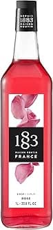 1883 Rose Syrup for Drinks, Made in France, 1 Liter Glass Bottle