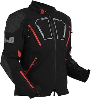 Royal Enfield ADVENTURER XT RIDING JACKET | Superfabric: High abrasion resistance | Waterproof & Detachable Winter/Thermal liner | Level 2 Protectors: Shoulder & Elbow |Ventilation all over|BLACK 2XL