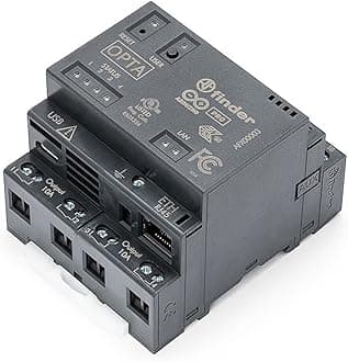 Opta Lite [AFX00003] - Compact Industrial IoT Controller with Digital I/O, Analog Inputs, Modbus Support, and Edge Computing for Automation & Control Systems