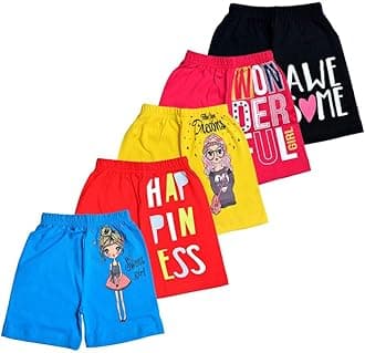 T2F Girls Shorts(Pack of 5)
