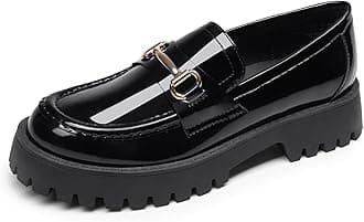 DREAM PAIRS Loafers for Women Platform Chunky Penny Loafer Slip On Casual Dressy Business Shoes with Arch Support