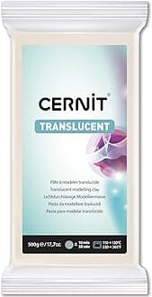 CERNIT Polymer Paste, Translucent White, 500g