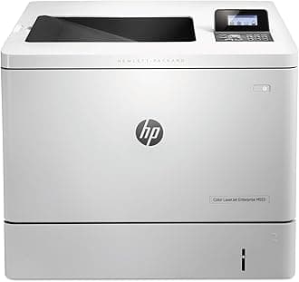 HP B5L24A#BGJ LaserJet Enterprise M553n Color Laser Printer with Built-in Ethernet (B5L24A), White, 18.9 x 18 x 15.7 inches