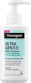 Neutrogena Ultra Gentle Daily Cleanser For Sensitive Skin, 5.8 fl oz/171 ml
