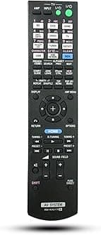 Replaced Remote Control Compatible for Sony STR-DN840 RMAAU170 149205111 STR-DH740 RMAAU168 149204911 Audio/Video AV Receiver Home Theater System
