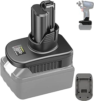 TPDL Battery Adapter for Makita to Bosch Professional 12 V System GBA Power Tool, MT18BS12 Converter Battery Adapter for Makita 18 V BL1850 Battery Converter for Bosch 12 V Series Power Tool