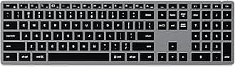Satechi Slim X3 Bluetooth Wireless Keyboard, US QWERTY Layout, Backlit Numeric Keypad, Multi-Device – For MacBook Air & Pro M5 M4 M3, Mac Mini, iPad Air & Pro, iMac and more – Space Grey