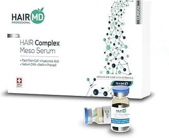 Clinical Hair Complex Meso Serum Hair Growth Serum - Pack of 10 6ml Vials Scalp Treatment Ideal for Hair Transplantation, Home Application, Activates Hair Follicles, Promotes New Hair Growth