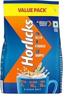 Horlicks Health And Nutrition Drink - 750 G Refill Pack (Classic Malt)