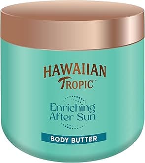 Hawaiian Tropic Enriching After Sun Body Butter - 250 ml, 12-Hour Moisturisation, With Shea Butter, Coconut scent, Vegan
