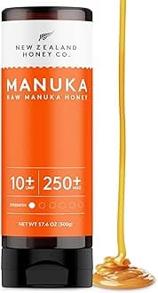Pure Manuka Honey Squeeze Bottle UMF 10+ / MGO 250+ | 17.6oz | 1.1 lb. (500g)