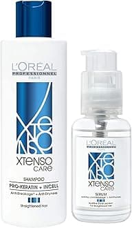 Paris Xtenso Care Serum 50Ml, For Straightened Hair & Xtenso Care Shampoo 250Ml For Straightened Hair