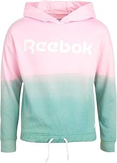 ReebokGirls’ Sweatshirt – Tie Dye Fleece Pullover Sweatshirt (Size: 7-16)
