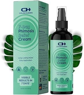 7-Day Phimosis Cream | Steroid-Free Treatment for Fast Relief at Home | Visible Results in 7 Days* | 3.16 fl oz (90g) | No Irritation | No Steroids (7 Day Phimosis Relief Cream)