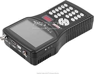 NKTECH HD Digital Satellite TV Signal Finder Meter NK-620 CCTV Camera Tester AHD TVI CVI Analog Cameras Video Test Monitor 4.3" TFT LCD Support DVB-S/S2 MPEG-4 MPEG-2