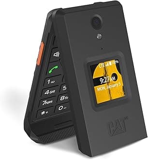 Unifone S22 Smart Flip Phone (16GB) 2.8" Touchscreen Rugged Cell Phone Android 11, IP68 Water Resistant, 4G LTE GSM Single Nano Slot, Compatible with T-Mobile, AT&T (Black)