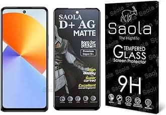 Saola® HD+ Oleophobic Tempered Glass For Infinix Note 50 4G (PACK OF 1) with Free Installation Kit. Full screen Coverage. Free Replacement If Received Damaged - 6.78 inch