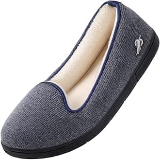 Women's Lightweight Memory Foam Closed - Back Slippers, Comfy Non - Slip House Shoes for Indoor & Outdoor