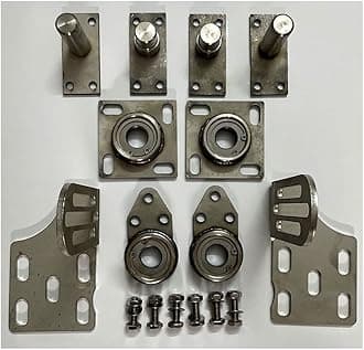 Extra Heavy Duty Hinge for Metal Door Revolving Door Hinge 360° Rotation Load 300kg Heavy Duty 130kg Stainless Steel Pivot Hinge Villa gate Courtyard gate 1 Set