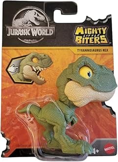 Jurassic World Mighty Little Biters, Dinosaur Action Figure (Tyrannosaurus Rex)